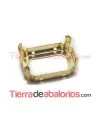 Engaste Octagono 25x18mm, Dorado