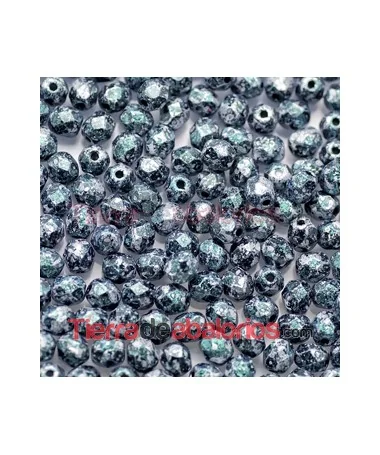 Facetada 4mm Tweedy Green Facetada 4mm Tweedy Green