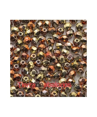 Facetada 4mm California Golden Rush