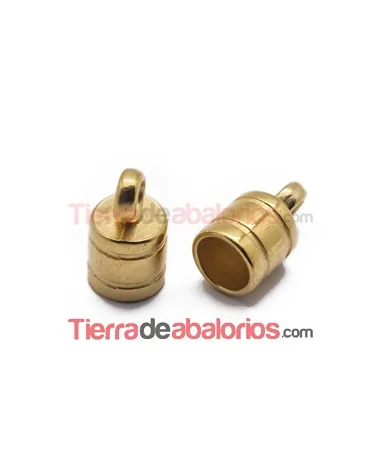 Terminal 14x6mm Agujero 6,5mm, Dorado Terminal 14x6mm Agujero 6,5mm, Dorado