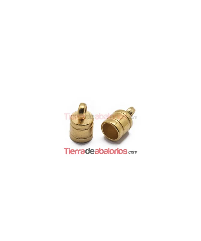 Terminal 14x6mm Agujero 6,5mm, Dorado