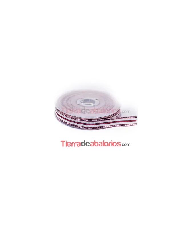 Lazo 15mm Gros-Grain Blanco (Metro)