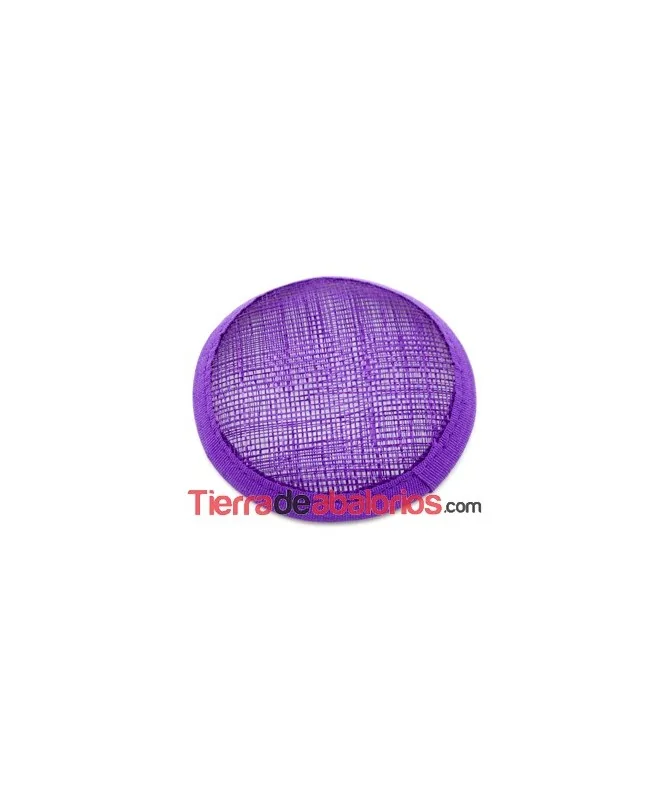 Base de Tocado de Fibra de Coco de 14cm, Morado