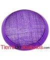 Base de Tocado de Fibra de Coco de 14cm, Morado