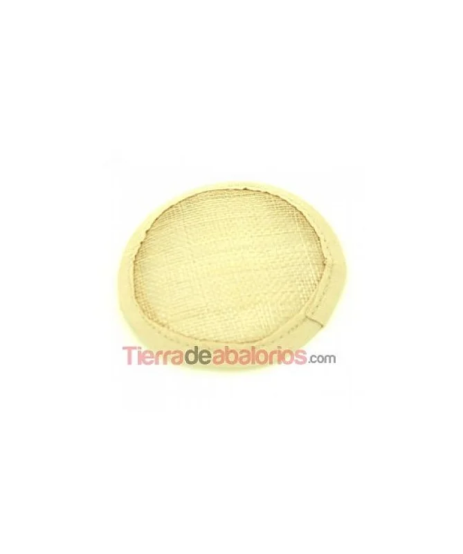 Base de Tocado de Fibra de Coco de 14cm, Natural