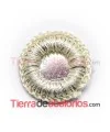 Espejo Bordado 21mm Crudo