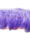Fleco de Pluma de Oca 9cm Lila (1 metro)