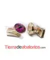 Cierre Terminal 22x10mm, Agujero 10x3mm, Dorado