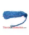 Borla Cuquillo con Bola Nudos 12cm Turquesa