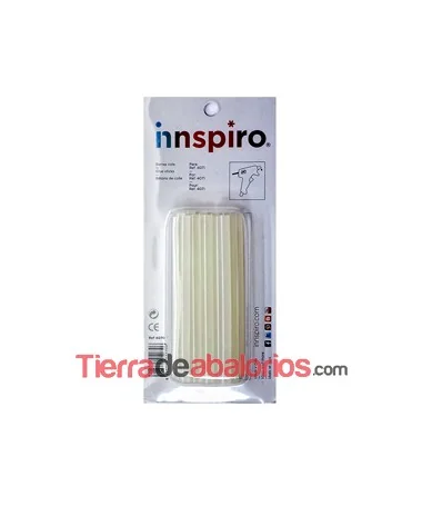 Barras de Silicona para Pistola 10x0,8cm (12 uds)