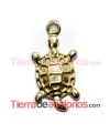 Colgante Tortuga Galápagos 31x10mm, Dorado