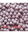 Facetada 4mm Opaque Silk Light Amethyst Matte