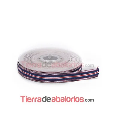 Lazo 15mm Gros-Grain Azul Marinero (Metro)