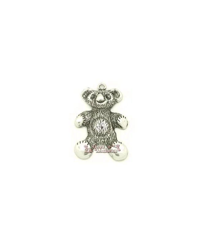Colgante Oso 55x34mm, Plateado