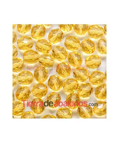 Facetada 8mm Light Topaz