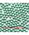 Perla de Cristal Checo 4mm, Verde Inglés Opaco