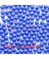 Perla de Cristal Checo 4mm, Azulón Opaco
