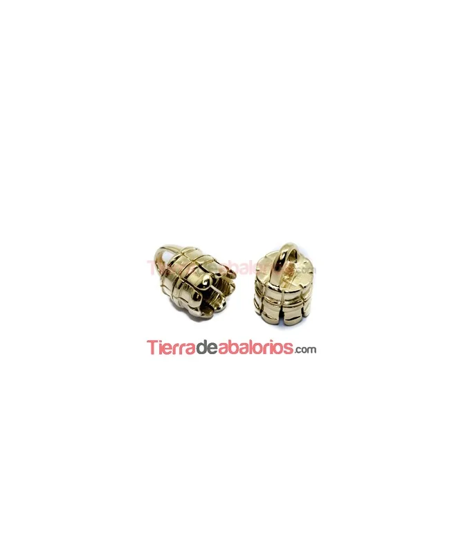 Terminal 16x12mm Agujero 7,5mm, Dorado