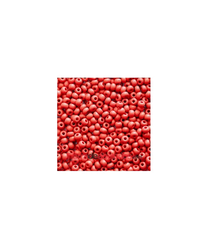 Rocalla 6/0 Rojo Cereza Mate Rocalla 6/0 Rojo Cereza Mate