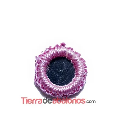 Espejo Bordado 21mm Rosa Espejo Bordado 21mm Rosa