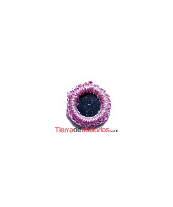 Espejo Bordado 21mm Rosa