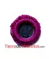 Espejo Bordado 21mm Fucsia