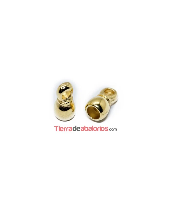 Terminal 15x8mm Agujero 5mm, Dorado