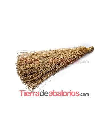 Borla de Poliester 90mm Marrón Borla de Poliester 90mm Marrón