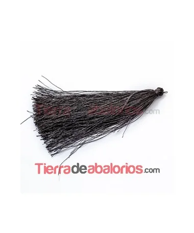 Borla de Poliester 90mm Marrón Chocolate