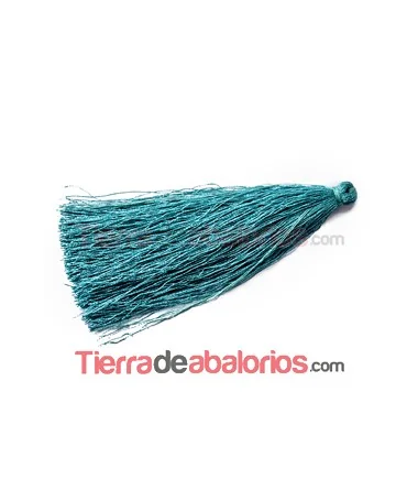 Borla de Poliester 90mm Verde Hierba Borla de Poliester 90mm Verde Hierba