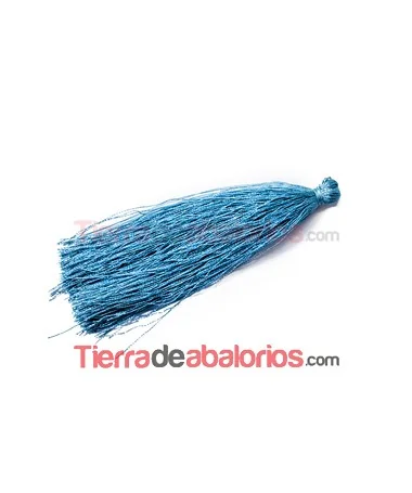 Borla de Poliester 90mm Petróleo Borla de Poliester 90mm Petróleo