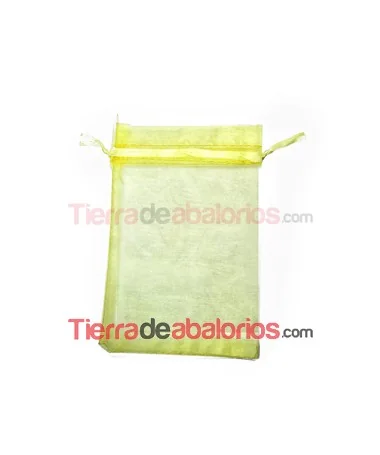 Bolsa de Organza 10x15cm. Amarilla