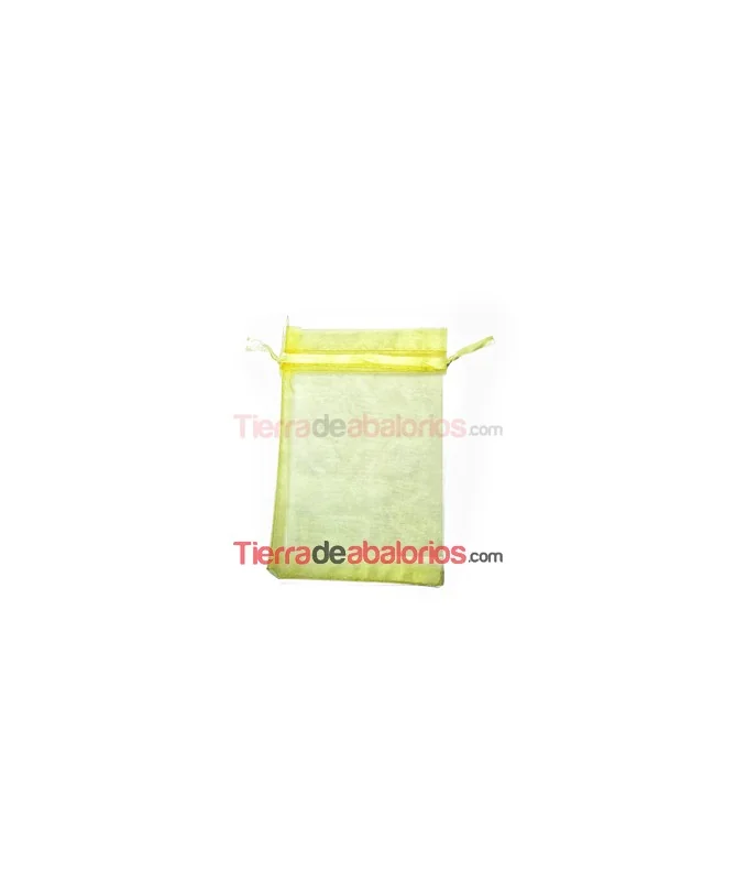 Bolsa de Organza 10x15cm. Amarilla