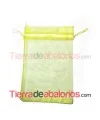 Bolsa de Organza 10x15cm. Amarilla