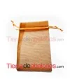 Bolsa de Organza 10x15cm. Naranja