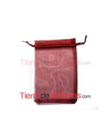 Bolsa de Organza 10x15cm. Roja