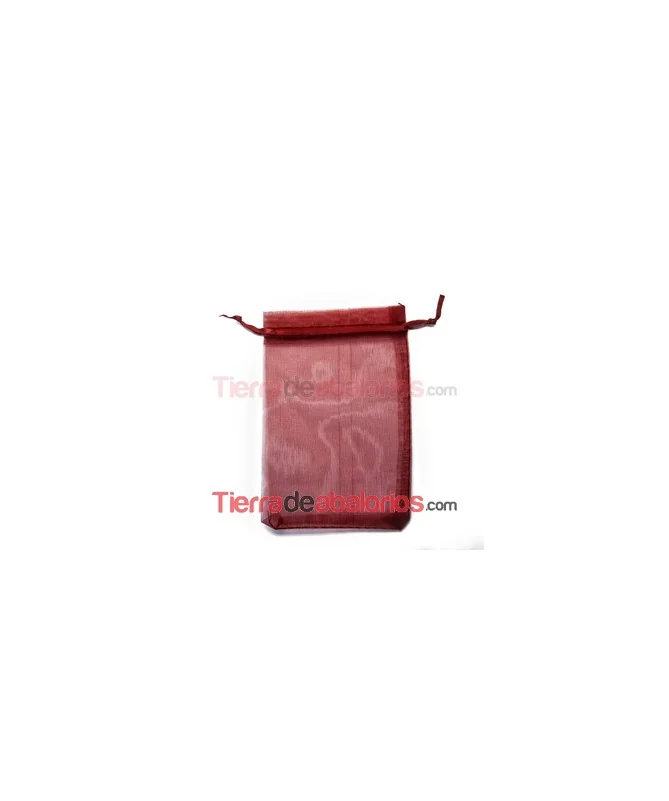 Bolsa de Organza 10x15cm. Roja