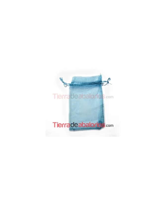 Bolsa de Organza 10x15cm. Turquesa