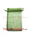 Bolsa de Organza 10x15cm. Verde Oliva