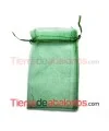 Bolsa de Organza 10x15cm. Verde Pradera