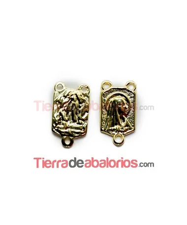 Entrepieza para Rosario Virgen de Lourdes, Dorada Entrepieza para Rosario Virgen de Lourdes, Dorada