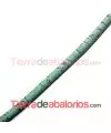 Cordón de Corcho 5mm Turquesa (1mt)