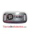 Entrepieza Curvada 38x16mm Tauro, Plateada