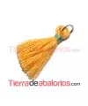 Borla de Algodón con Anilla 25/30mm, Naranja y Verde