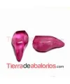 Cabujón Resina Gota Irregular 20x10mm, Rosa