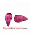 Cabujón Resina Gota Irregular 20x10mm, Rosa