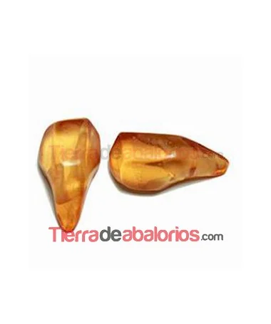 Cabujón Resina Gota Irregular 20x10mm, Champan Cabujón Resina Gota Irregular 20x10mm, Champan