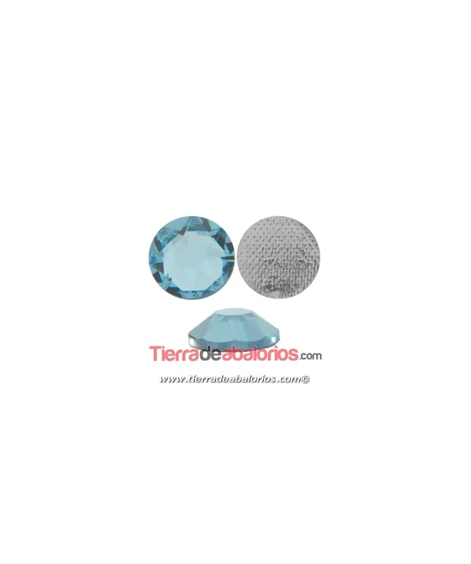Hotfix Swarovski Xirius SS16, Aquamarine
