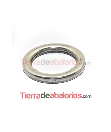 Anilla Plana 22mm, Plateada