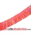 Fleco de Algodón 20mm Rosa, Naranja y Morado